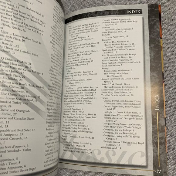 Vintage Boars Head Classic Recipes Cookbook 1991 Edition - Picture 5 of 8